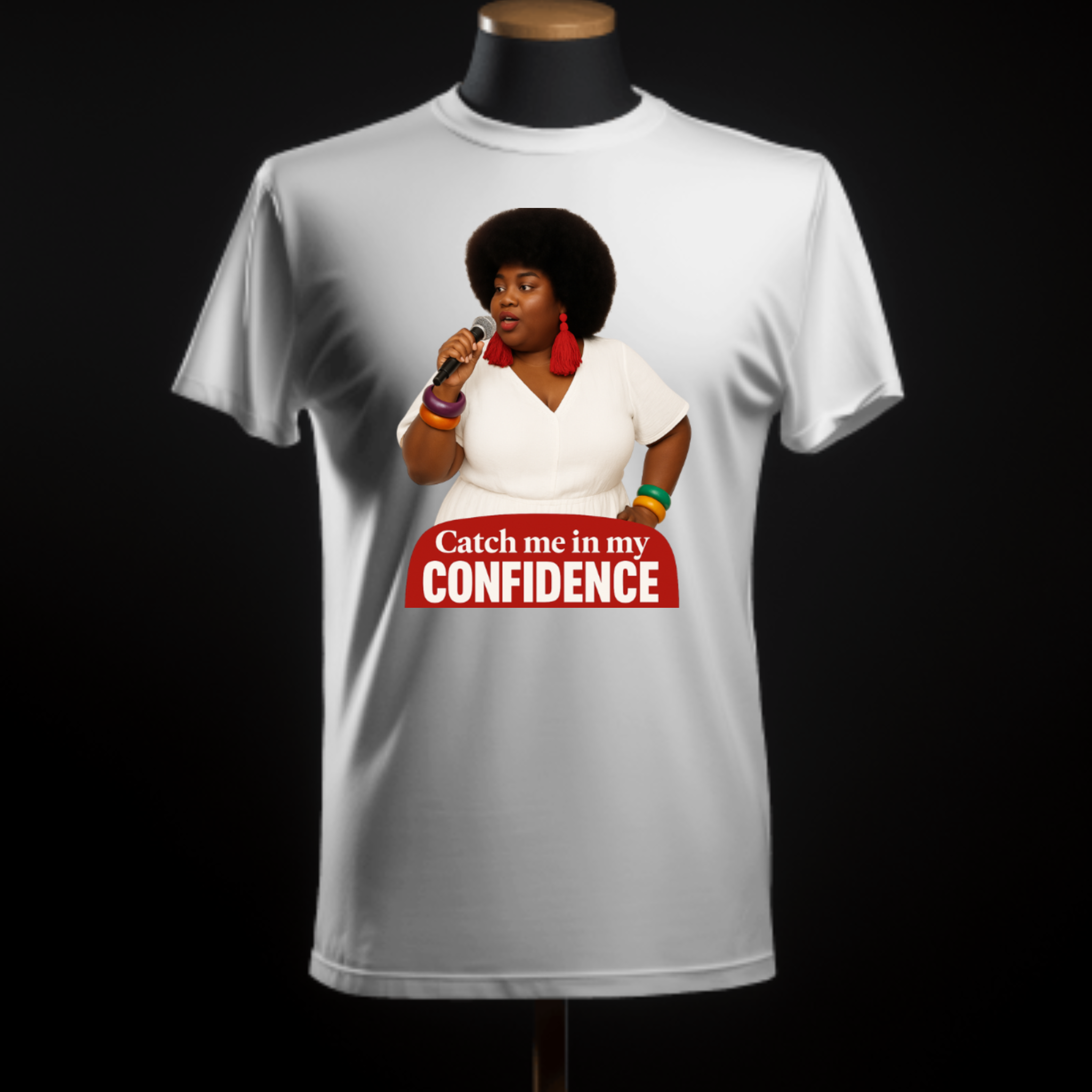 Confidence T-Shirt – Motivational Graphic Tee – Unisex Empowerment Shirt for Bold Style